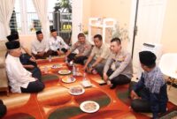 Kapolresta Sumenep Kombes Pol Ariek Indra Sentanu jalin silaturahmi dengan tokoh agama, Selasa, 21 Juli 2026. (Foto Istimewa)