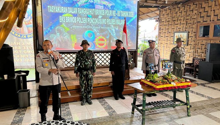 Polsek Se Malang Peringati HUT Brimob Ke 80