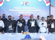 Polda Jatim Musnahkan 22,226 KG Kokain