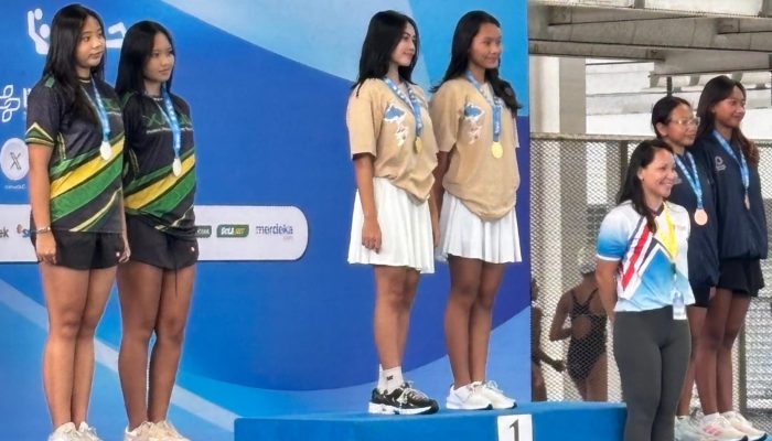 Duet Aulia-Gendhis Segel Emas Kejurnas Akuatik 2026