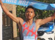Personil Ditpolairud Polda Jatim Juara Geswara Fun Run 2026 di Pamekasan