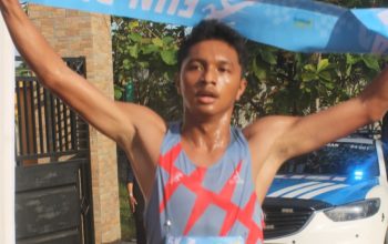 Personil Ditpolairud Polda Jatim Juara Geswara Fun Run 2026 di Pamekasan