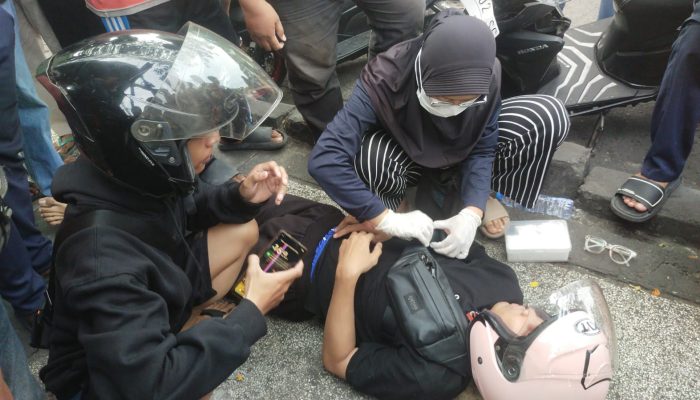 Respon Cepat Patroli Polsek Buduran Bantu Korban Kecelakaan