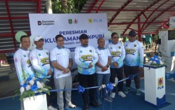 Bupati Sumenep Resmikan SPKLU Taman Adipura