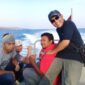 Wartawan Sumenep saat meliput gempa bumi di Pulau Sapudi 2019 silam. (diluartv photo)