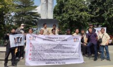 IJTI Korda Surabaya Demo Protes Sebutan Londo Ireng Prabowo