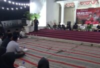 Pengurus DPC PDIP Sumenep, Jawa Timur, berkumpul dalam Refleksi 30 Tahun Peristiwa Kuda Tuli, Senin, 27 Juli 2026 malam. (Diluartv Photo)