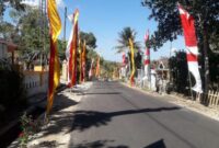 Dok. Suasana jalan protokol jelang perayaan HUT RI. (Foto Istimewa)