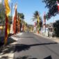 Dok. Suasana jalan protokol jelang perayaan HUT RI. (Foto Istimewa)
