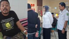 Deni Mana Mana (kiri) Apresiasi layanan kesehatan yang diberikan RSUD Sumenep. (Diluartv Photo)