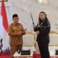 Bupati Brebes Paramitha Widya Kusuma ditemui Wakil Bupati Sumenep KH Imam Hasyim saat berkunjung ke Sumenep beberapa waktu lalu. (Foto Istimewa)