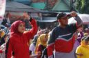 Bupati Sumenep Achmad Fauzi Wongsojudo dan istri Nia Kurnia Fauzi. (Diluartv Photo)