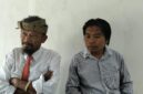 Pengacara YLBHM Kurniadi dan Sofari saat diwawancarai wartawan, Selasa, 8 September 2026. (Diluartv Photo)