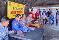 Polresta Sumenep Dirikan Tiga Posko Terpadu Tanggap Darurat KM Virgo Transport 8, Minggu, 13 September 2026. (Diluartv Photo)