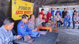 Polresta Sumenep Dirikan Tiga Posko Terpadu Tanggap Darurat KM Virgo Transport 8, Minggu, 13 September 2026. (Diluartv Photo)