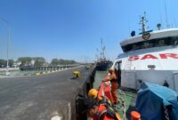 Basarnas kerahkan KN SAR Permadi untuk mencari 8 ABK Tugboat MT20 1301 yang hilang di Perairan Bawean, Gresik, Jawa Timur, Senin, 14 September 2026. (Foto Istimewa)