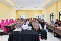 Polresta Sumenep menggelar Sidang BP4R (Badan Pembantu Penasehat Perkawinan, Perceraian dan Rujuk) bagi personel Polri yang akan melangsungkan pernikahan, Selasa, 15 September 2026. (Diluartv Photo)