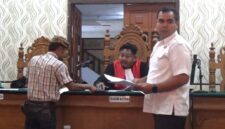 Sidang praperadilan lanjutan kasus mantan Kades Kebunan diduga pasukan dokumen berlanjut, Rabu, 9 September 2026 siang. (Diluartv Photo)