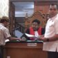 Sidang praperadilan lanjutan kasus mantan Kades Kebunan diduga pasukan dokumen berlanjut, Rabu, 9 September 2026 siang. (Diluartv Photo)
