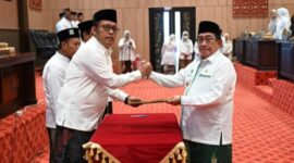 DPRD dan Pemkab Sumenep menyepakati Raperda APBD Tahun Anggaran 2027 menjadi Perda dalam Rapat Paripurna DPRD, yang dipimpin Ketua DPRD H. Zainal Arifin, Kamis (22/10/2026) lalu.