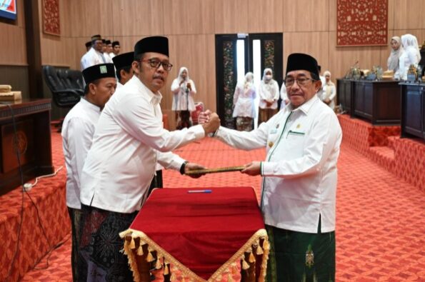 DPRD dan Pemkab Sumenep menyepakati Raperda APBD Tahun Anggaran 2027 menjadi Perda dalam Rapat Paripurna DPRD, yang dipimpin Ketua DPRD H. Zainal Arifin, Kamis (22/10/2026) lalu.